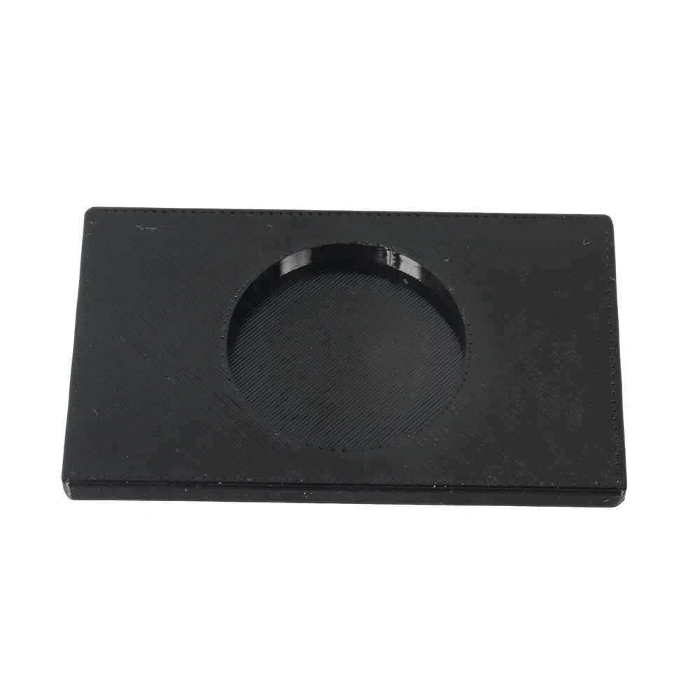 4 Stück starke magnetische Kennzeichenhalter mit Befestigungsschrauben, universelle schwarze Kennzeichenhalterung für Auto, Wohnmobil, Wohnwagen – Detail 1