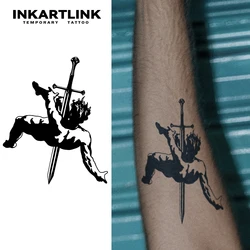 DAVID temporary tattoo sticker, waterproof magic tattoo, lasts to 15 days fake tattoo, semi permanent tattoo