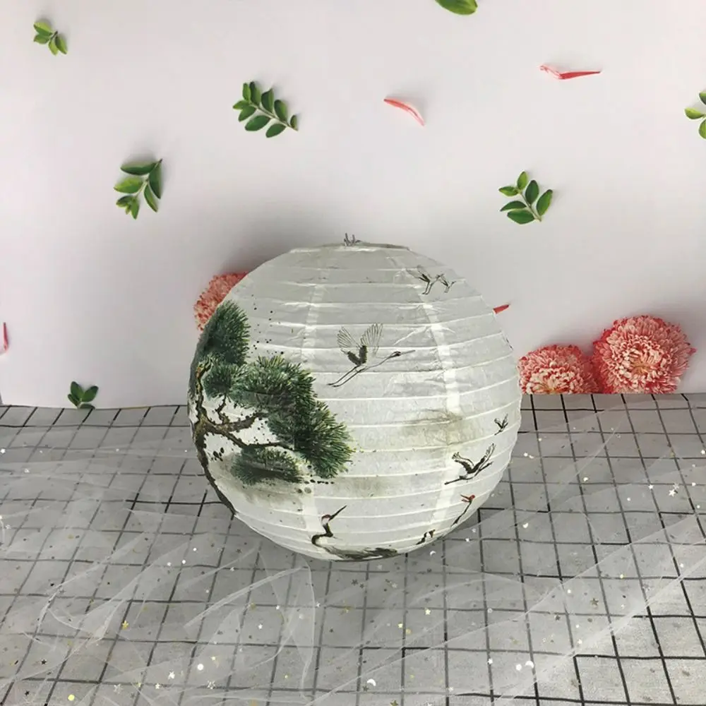 

Party National Day Hanfu matching Temple Fair Decoration Mid-autumn Festival Flower Lantern Round Lamp Lampshade Paper Lantern