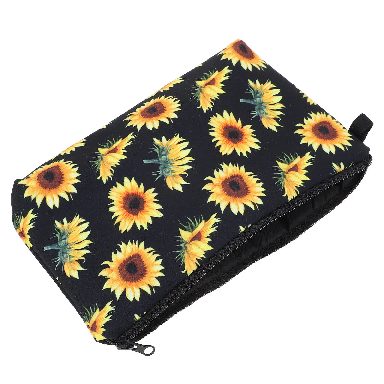 Sunflower Pattern Toiletry Bag Large Capacity Lightweight Portable Storage Bag for Travel Outdoor Makeup Organization