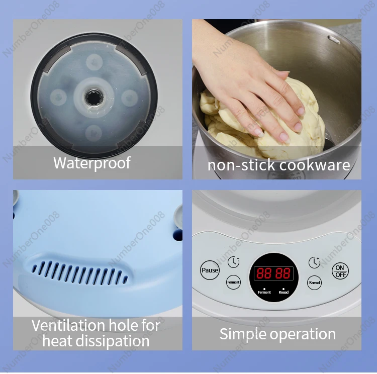 Mini Automatic Electric 5kg  Pizza Dumpling Dough Maker Bread Dough Making Machine