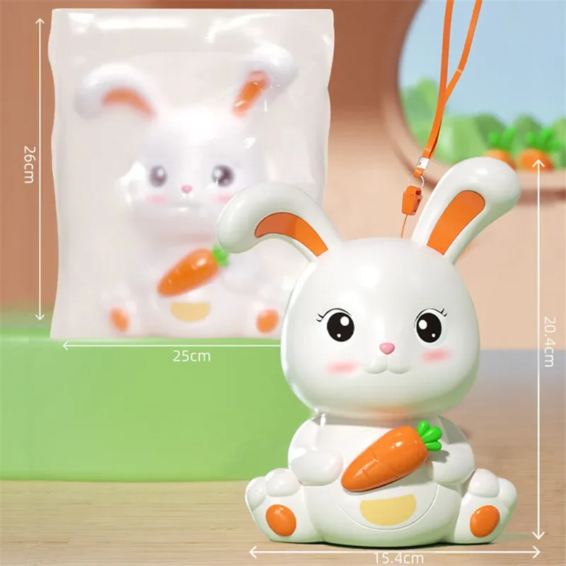 Cartoon Piggy Banks Kids Bunny Saving Rabbit Money-Box Animal Figurine Shelf Office Home Decoration Girl Children Toy Gifts