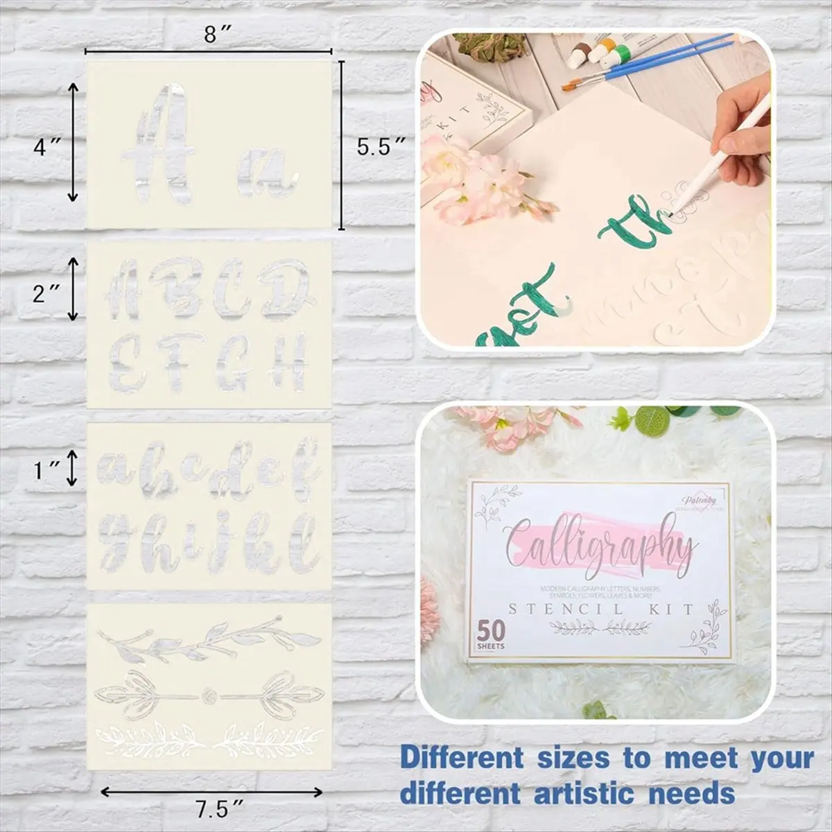 super-offerta-kit-di-50-stencil-per-calligrafia-e-disegno-alfabetico-stencil-alfabetico-riutilizzabile-include-lettere-e-numeri