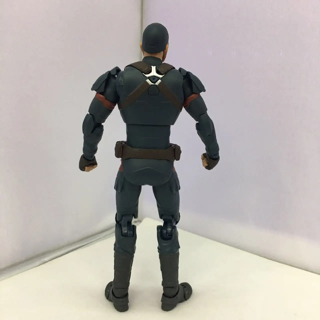 SHF Marvel Avengers 4 Captain America 3 PVC Action Figure Collection Statue Model Toy New Year\'s Christmas Gift 15cm