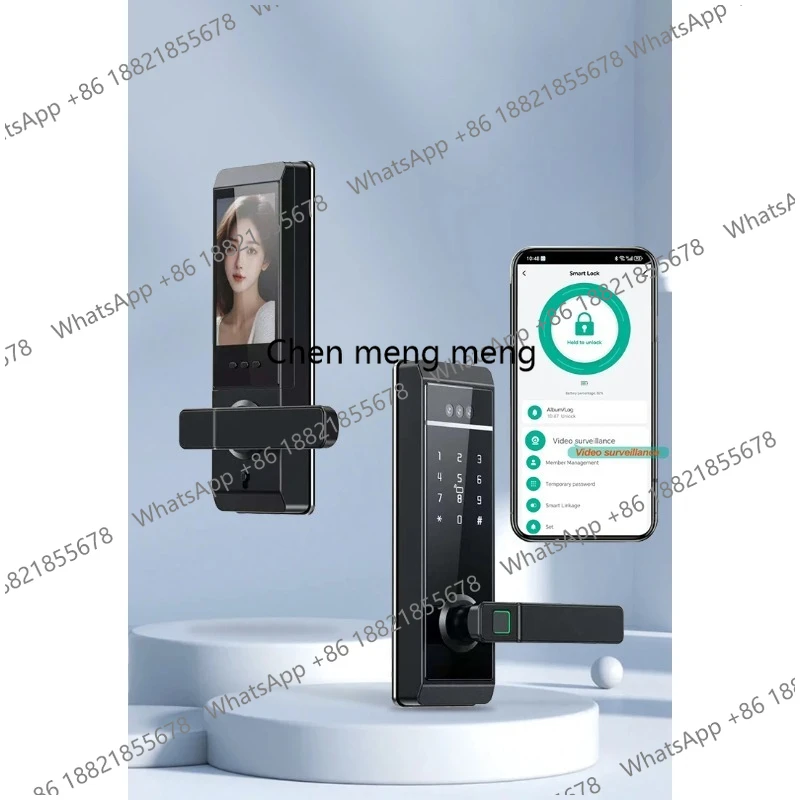 

Camera Palm Vein Smart Fingerprint Lock 3D Face Recognition Fingerprint Password Smart Door Lock
