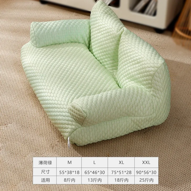 Cama nido para gatos y perros, todo el año, lavable y extraíble