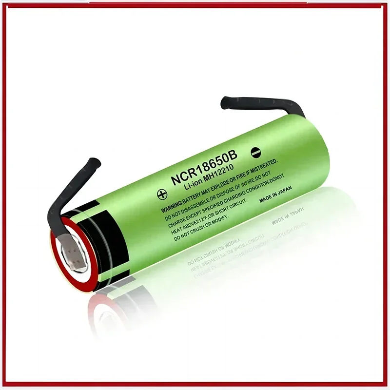 PURFIELD NCR18650B 3.7v 3400 mah 18650 Lithium Rechargeable Battery Flashlight batteries Toy Car Camera Welding Nickel Sheet