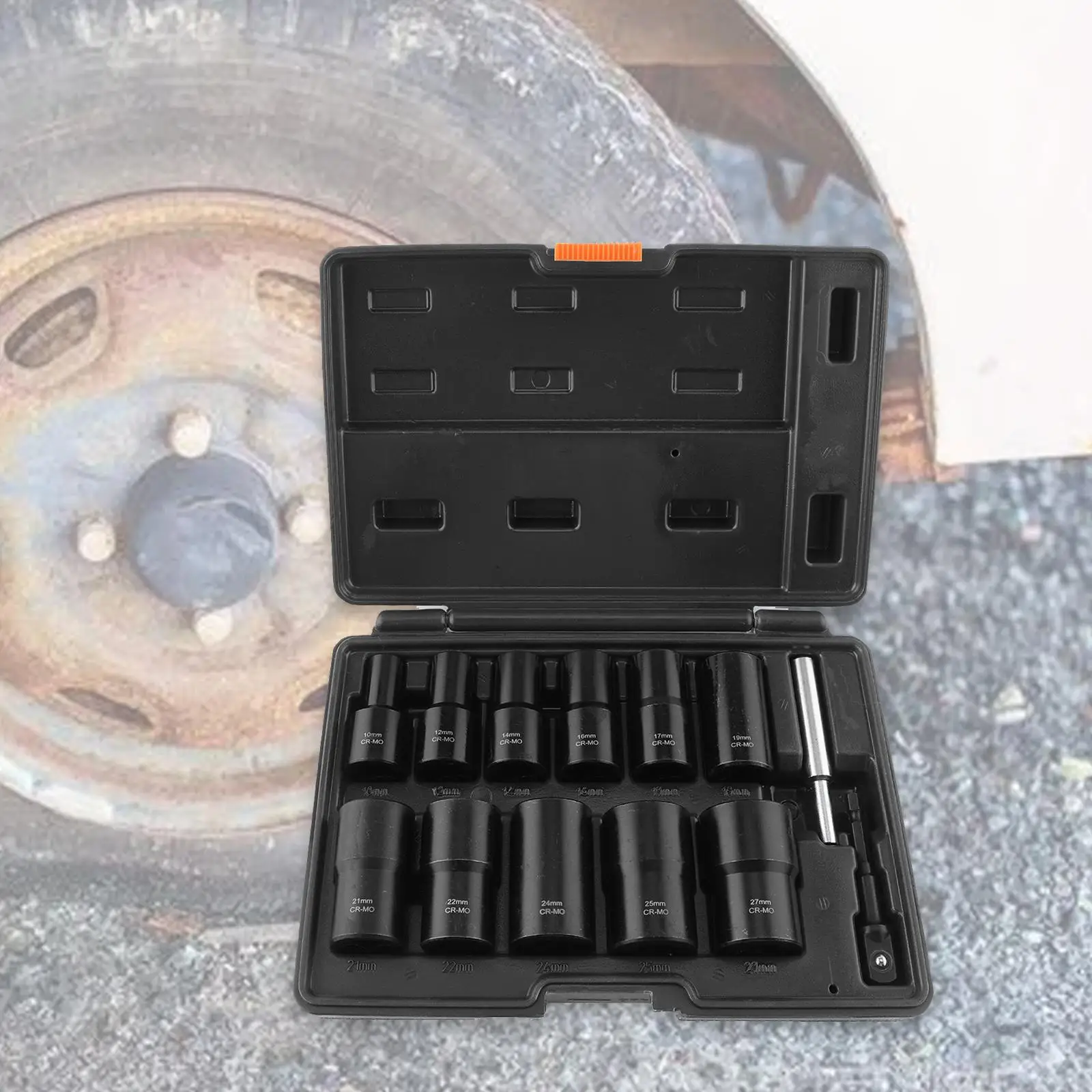 

13 Pieces Wheel Lock Removal Kit Bolt Extractor 1/2inch Drive with Storage Box