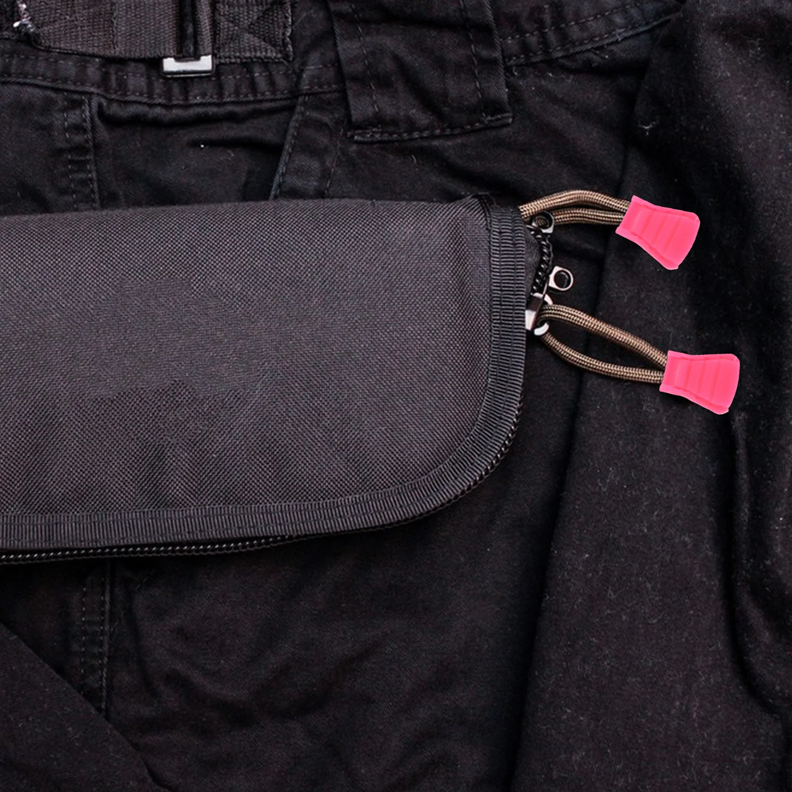 

100Pcs Multifunctional Clip Set Nylon Cord Ends for Hoodies Jackets Backpacks Drawstring Locks Toggle Stoppers Quick Open Cord