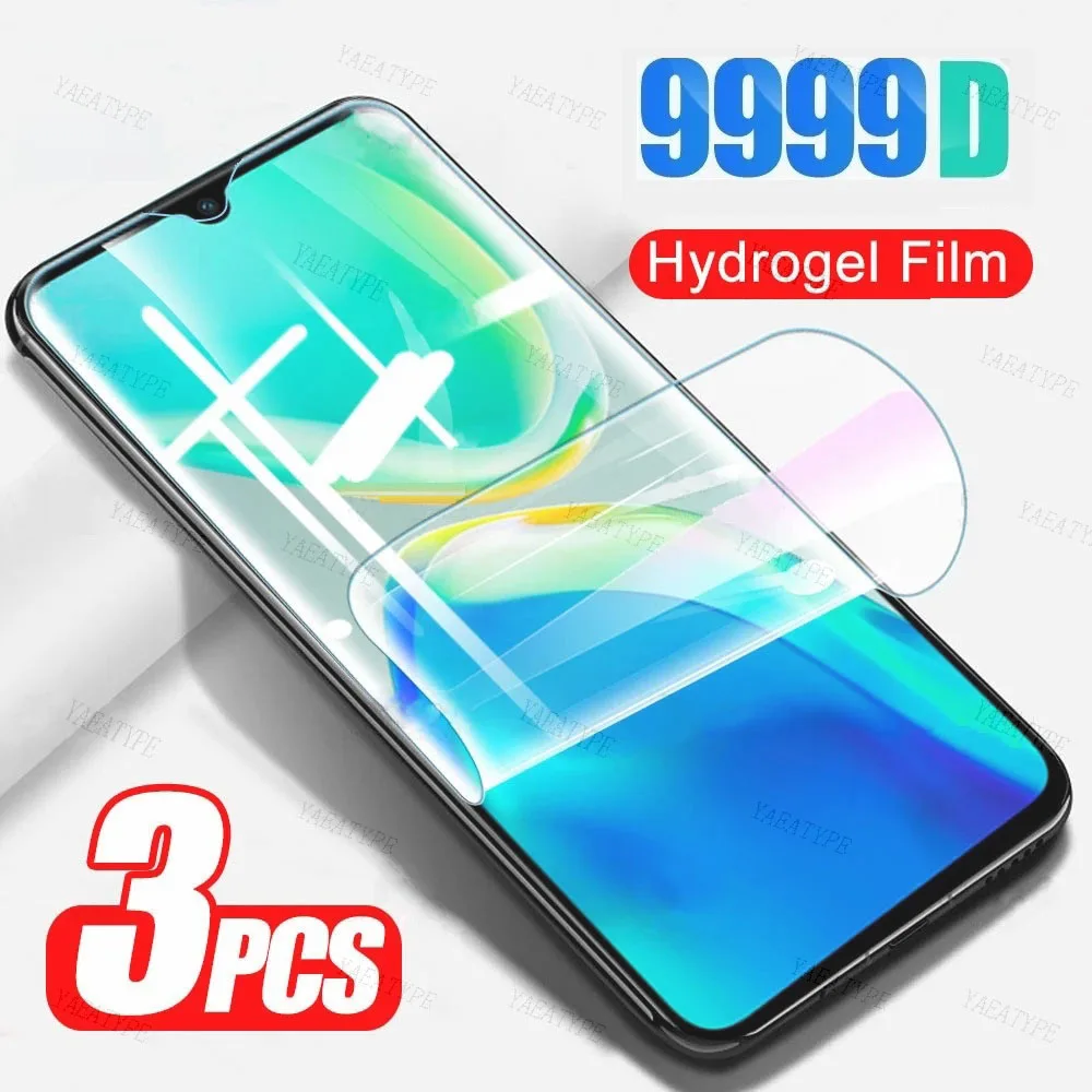

3 шт. Гидрогелевая пленка для Vivo Y20 Y70 Y50 Y30 Y73 Y52 Y72 5G Y31 Y51 защита для экрана Y 20 30