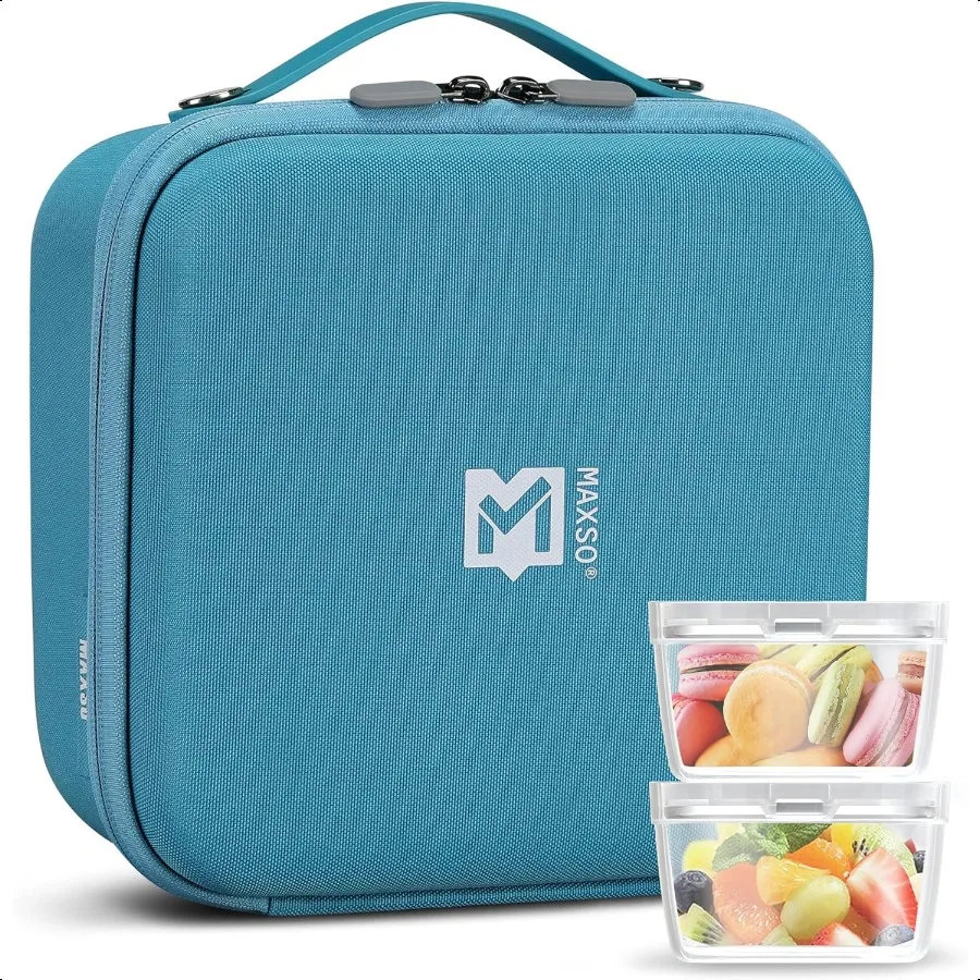 

Insulated Lunch Bag for Adult Small Lunch Box for School Office Work Triple Layers Insulation Keep Warm Cold Lunch Container Bo