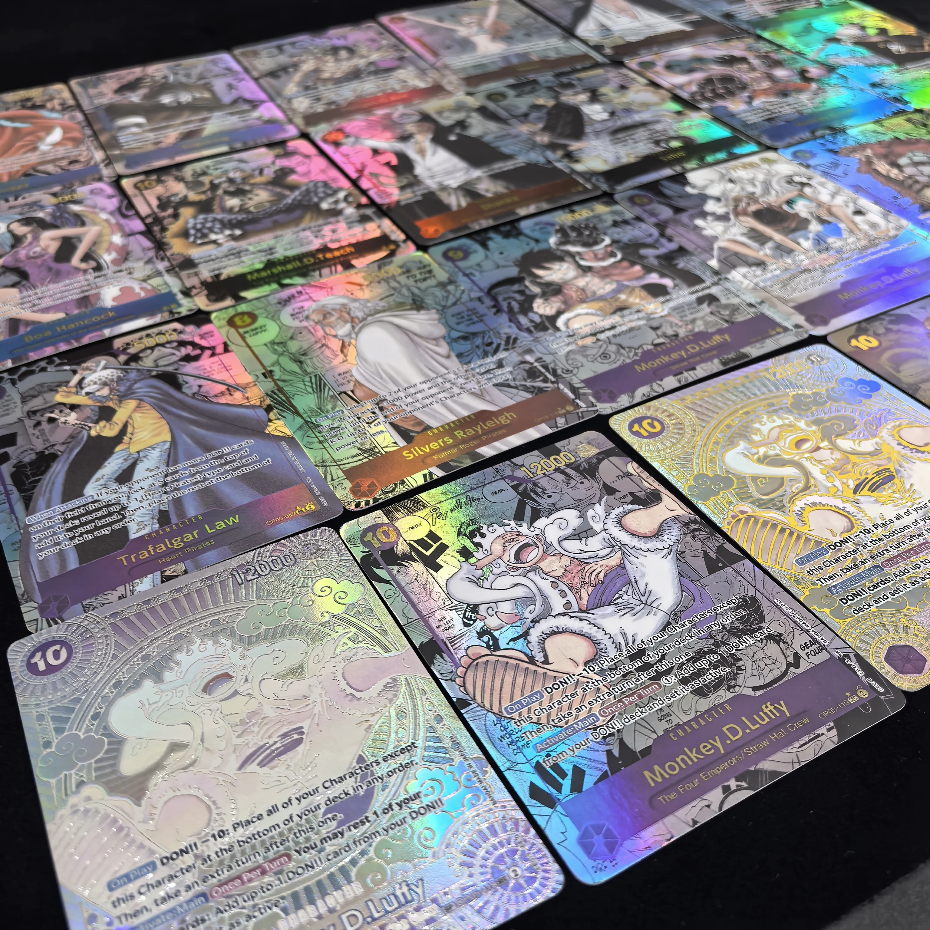 22Pcs/Set OP01-OP11 OPCG ONE PIECE Collection Card Roronoa Zoro Monkey D. Luffy Sabo Nami GOLD.ROGER DIY English Version Gift