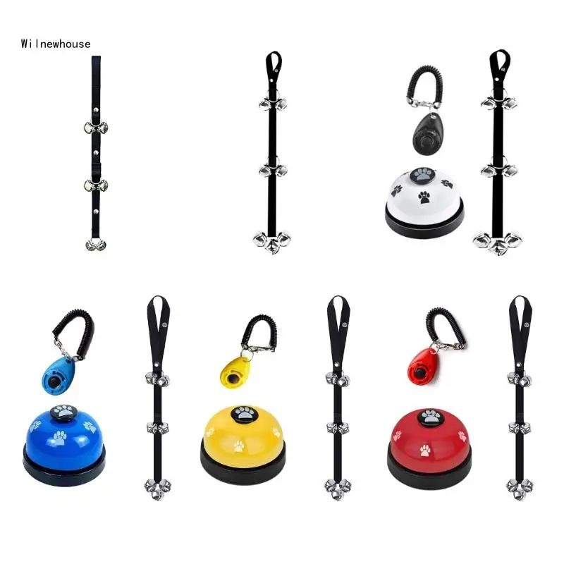 

Effective Adjustable Dog Potty Doorbells for Potty Training Train Your Puppy with Loud Bells for Easy Indoor Training Dropship