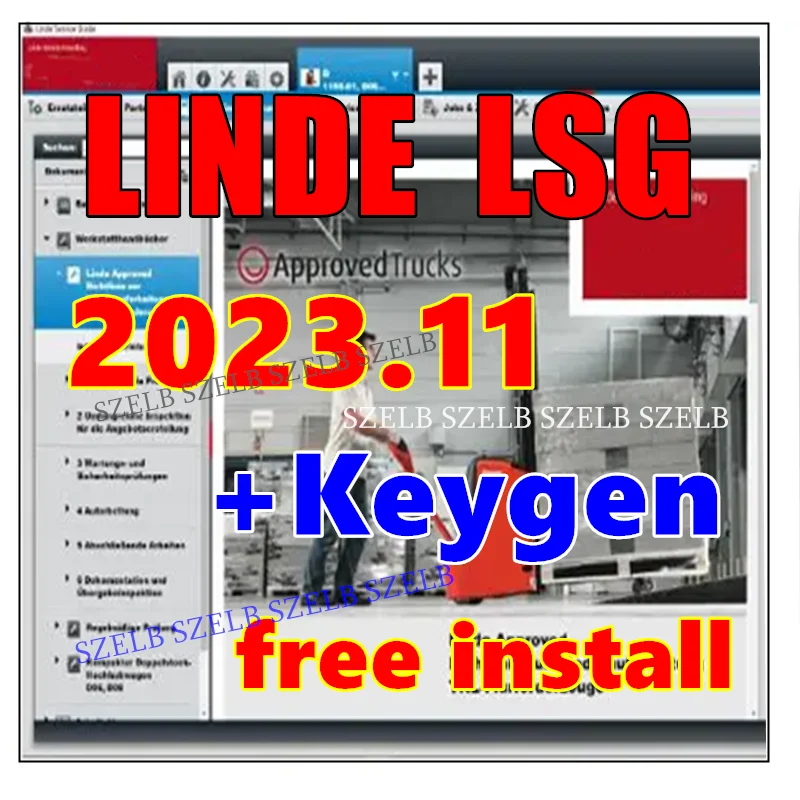 

2025 Hot! 2023.11 Linde Service Guide LSG 5.2.2 update U0278 [11.2023] / U0213 [10.2021] +Expire Patch +Keygen Free Install Help