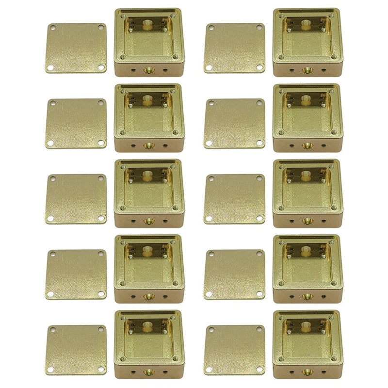 10X Aluminum Housing Shielding Housing RF Box Electromagnetic Golden Conductive Oxide