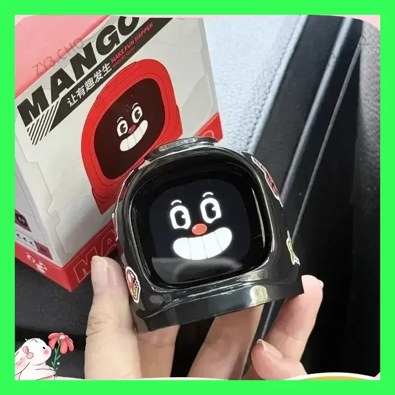 รถของเล่นหุ่นยนต์อัจฉริยะ Mangogo ของตกแต่งรถยนต์ สัตว์เลี้ยงอิเล็กทรอนิกส์ แสดงอารมณ์ ของเล่นเพื่อนเล่น ของขวัญวันหยุด ของตกแต่งรถยนต์