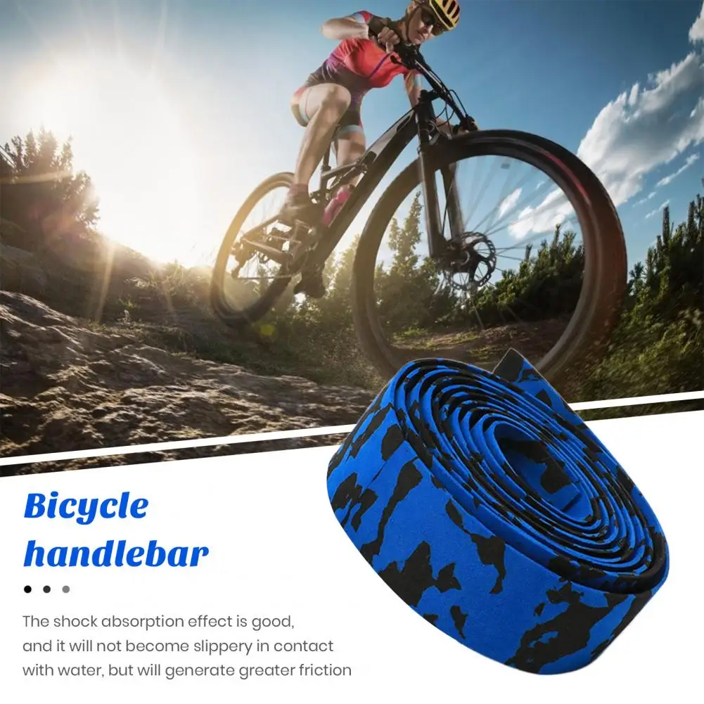 

Washable Bicycle Handlebar Tape Durable Shock-absorbing Bike Handlebar Tape Set for Road Bicycles Non-slip for Comfortable