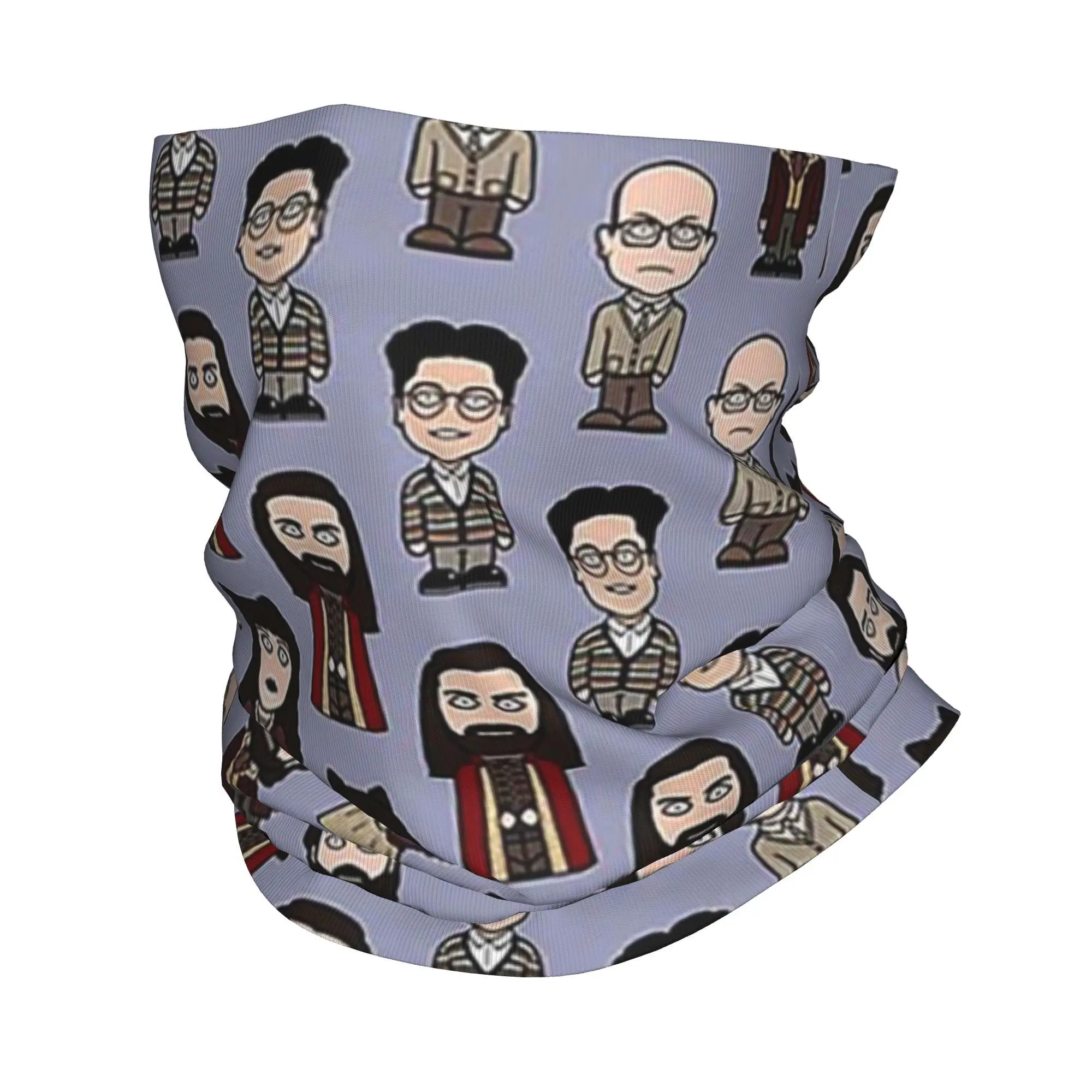 チーム What We Do In The Shadows バンダナ ネックゲートル プリント ラップ スカーフ 多用途 フェイスマスク ランニング ユニセックス 大人 防風