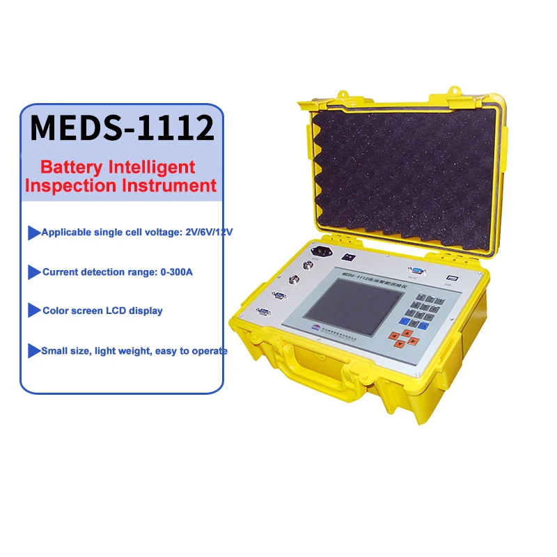 MEDS-1112 Portable 2V/6V/12V Battery Intelligent Inspection Instrument Battery Online Detection Tester