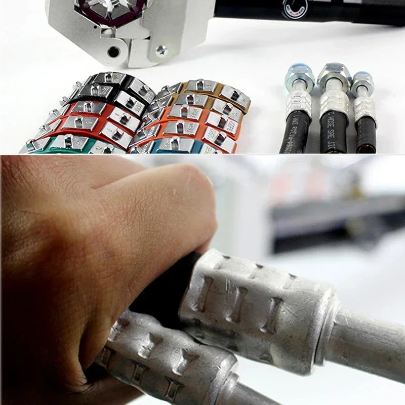 New Small Portable Pipe Pressing Machine For Air Conditioner Manual Hydraulic Pressing Clamp Pipe Pressing Machine For Air Condi