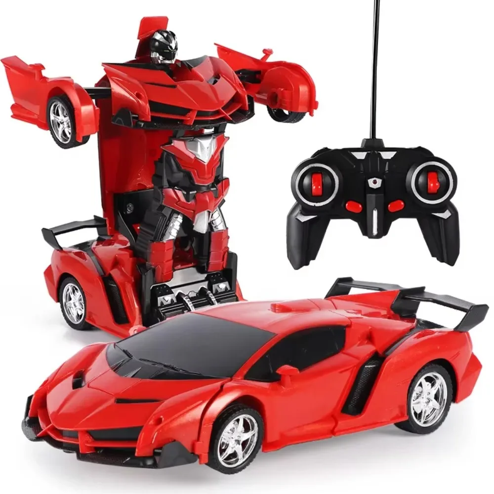 Electric RC Sports Deformation Robots Deformation Robots Remote Control 2 in1 Transformation Car for kids toys