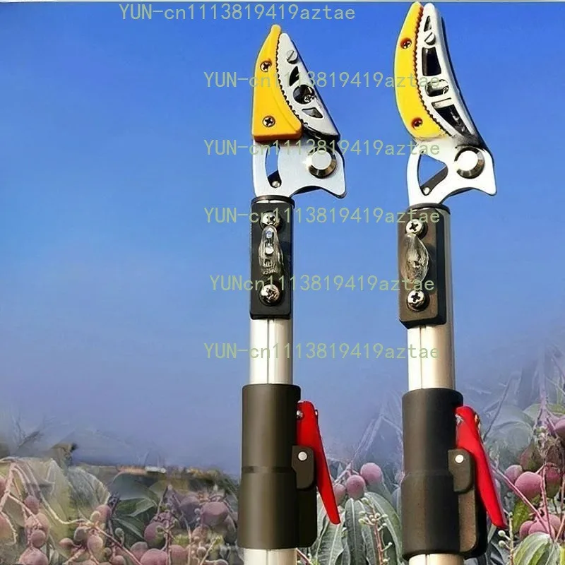 Manual High-altitude Fruit Picker Telescopic Long Handle Folded Garden Harvest Tool