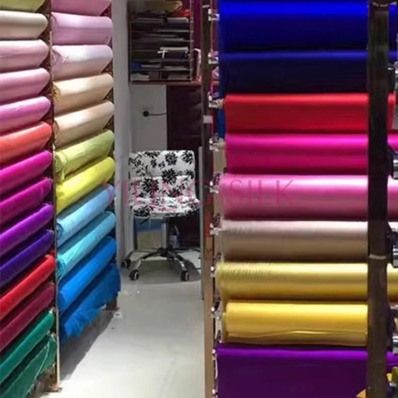 

Шелковая ткань креп-сатин 19 мм из тутового шелка для мягких шелковых пижам, подкладки, топов, рубашек, платьев, модной одежды, материал для шитья своими руками