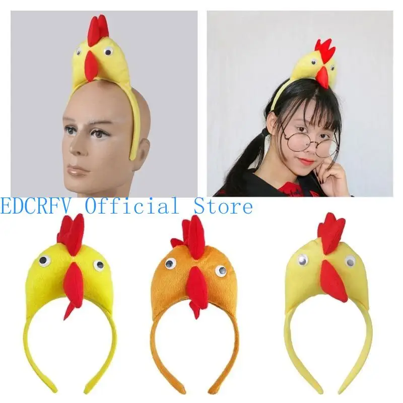 39BD Funny Gà Boauth Dute For Party Proms Birthday Bandband Shears