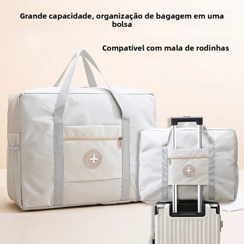 large-capacity-handheld-short-trip-air-travel-bag-women's-student-dormitory-d-luggage-bag-lightweight-pregnancy-bag-storage