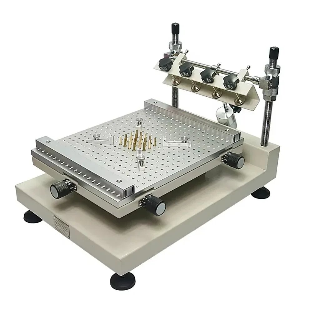 

ZB3040H PCB Cjip Stencils Printer Manual Silkscreen Glue Printing Machine 300x400mm Working Size for PCB Solder Paste Printing