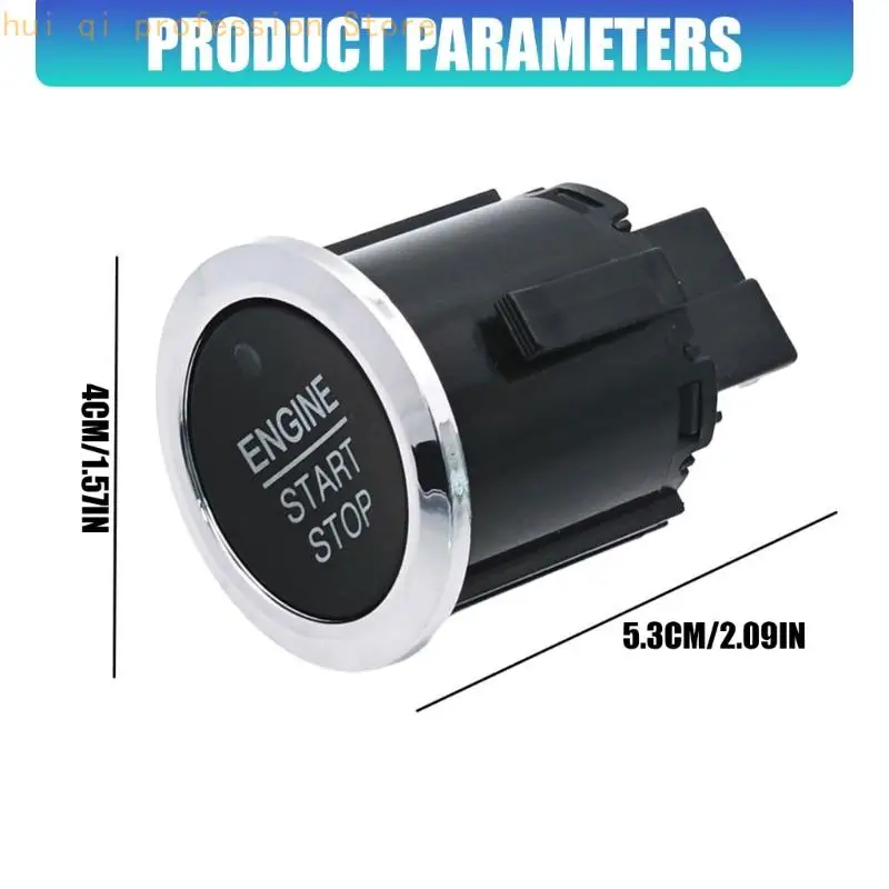 Armaturenbrett-Druckstarterknopf-Baugruppe DG9T14C376ADW für F150 F250 F350 Fahrzeug-Startreparatur, Automotor-Start-Stopp-Knopf – Detail 6
