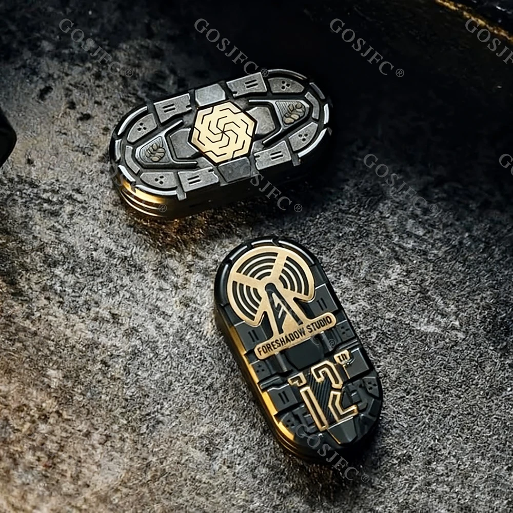 الوكيل EDC الحرس برج دفع المنزلق الزركونيوم ضبط شوكة تململ المنزلق ألعاب متململة الكبار التصاميم الأصلية أدوات تخفيف القلق #2