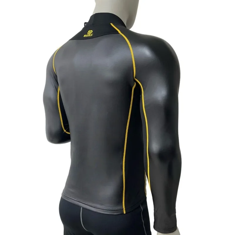 Men's Fleece Lined Workout Shirt Long Sleeve Thermal Compression Top Running Gym Outdoor Training Quick Dry Warm Activewear