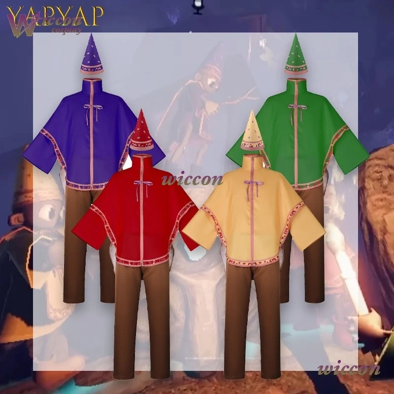 

Uniform Magic Witch Cosplay Outfit Glowing Rune Embroidery Transluct Cloak Sparkle Effect Star Dust Robe Hooded Cape Floating