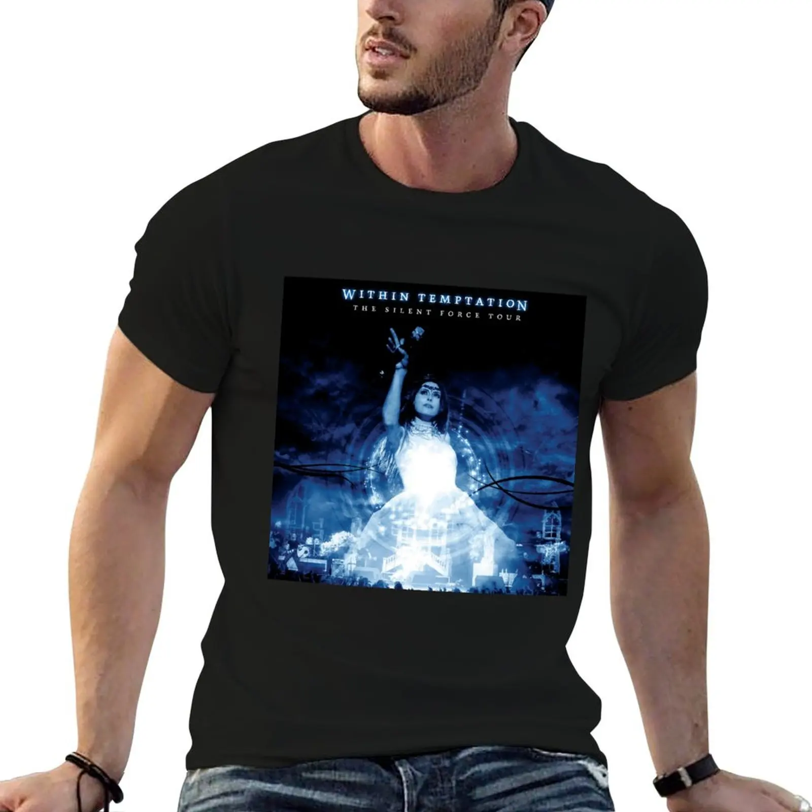 

Within Temptation the silent force tour T-Shirt t shirts cotton 100% man tshirt T-Shirt