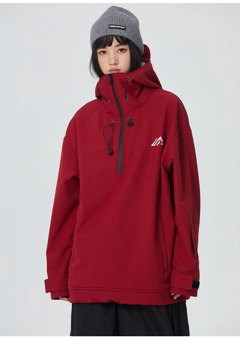 بدلات على الجليد، وبلوزات شتوية، وغطاء للرأس، ومصفح بالكامل، وقمصان علوية احترافية مقاومة للماء للاستخدام الخارجي عصرية