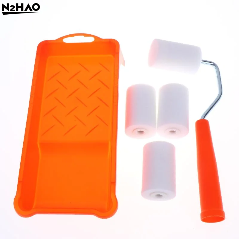 2 Inch Foam Paint Roller Kit 6Pcs Small Rollers and Tray Liner for Art Projects Furniture Varnishing Interior Walls view 6
