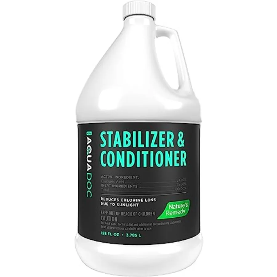 

Maximum Strength Swimming Pool Conditioner and Cyanuric Acid for Pools - Ideal for Maintaining Optimal Pool Water Quality Reduc