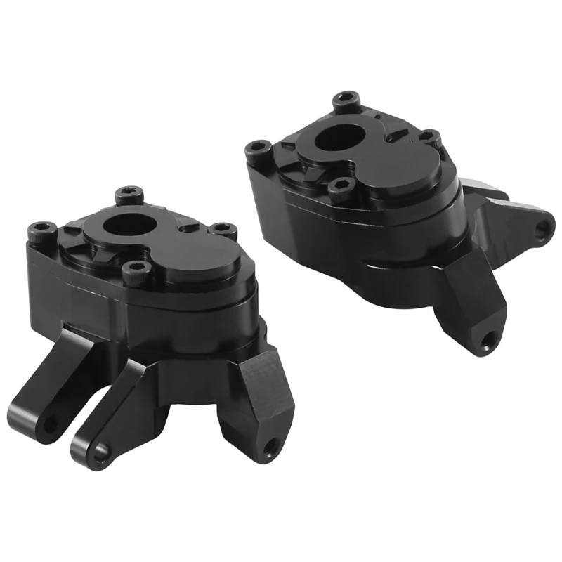 Coperchio del cambio in metallo nero coperchio dello sterzo contrappeso in rame per Capra 1.9UTB SCX10 III RC accessori per auto modello L135