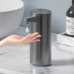 Dispensador de jabón eléctrico de acero inoxidable, sin contacto, con Sensor infrarrojo, para el hogar, cocina y baño