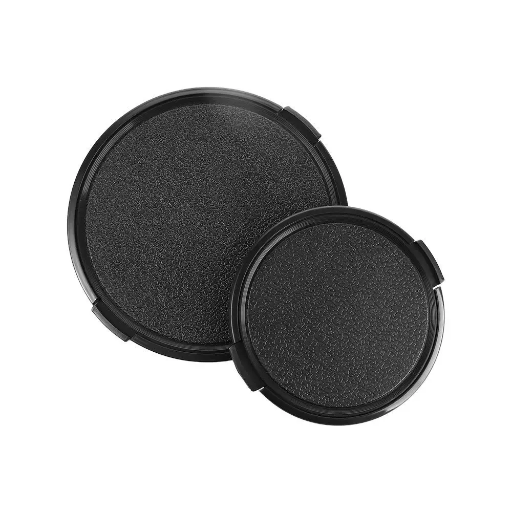 Filters Front Cap Camera Lens Cap Dustproof Cover Hemp Face Canon Lens Cover Side Pinch Lens Cover 72mm 55mm 62mm