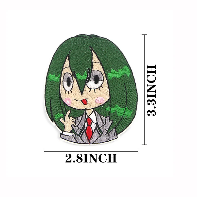 Anime My Hero Academia Patch Cartoon Embroidered Applique Iron Patch Design DIY Sew On Clothes Badge Sticker