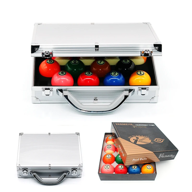 57.2mm TV-Pro Billiard Ball with Aluminium Suitcase Kit