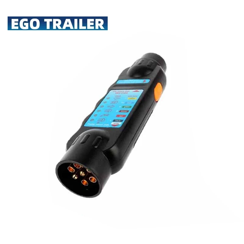 

7-контактный электрический тестер прицепа, розетка для буксировки автомобиля 12 В EGO TRAILER