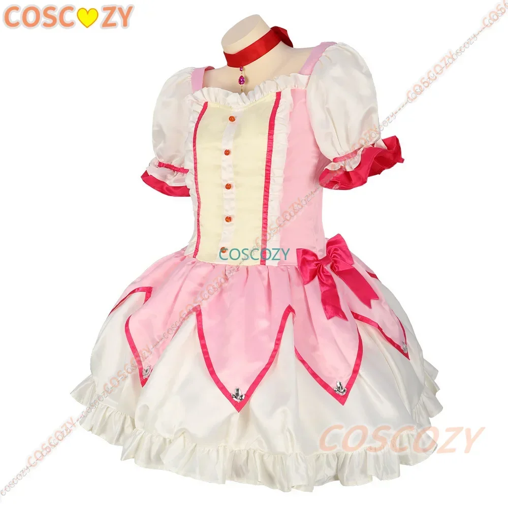 Anime Magical Girl Oke ame Madcontemplated Cosplay Costume, Kawaii Lolita Party, Carnaval fur s, Pink Short Wig, Idol Puella