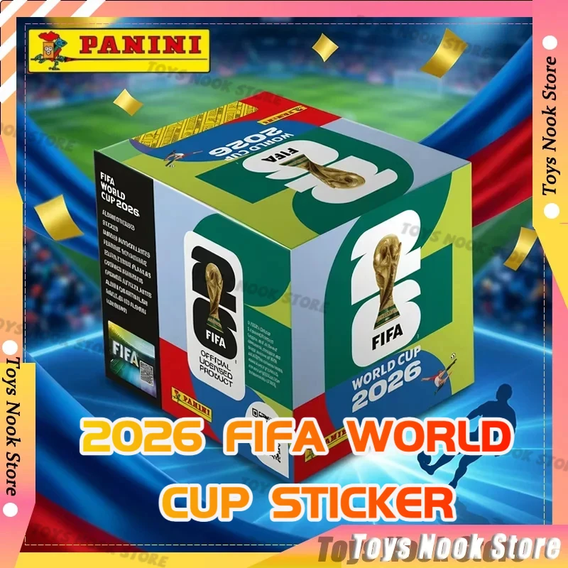 

[World Cup Stickers] Official Panini 2026 FIFA World Cup Football Stickers Box Sticker Album Cards Soccer Star Collection Gifts