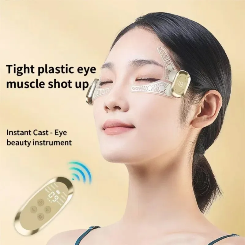 EMS Facial Sculptor V-Lift Massager Smart Anti-Aging Device with Pulse for Eye & Jawline Toning Face Trainer