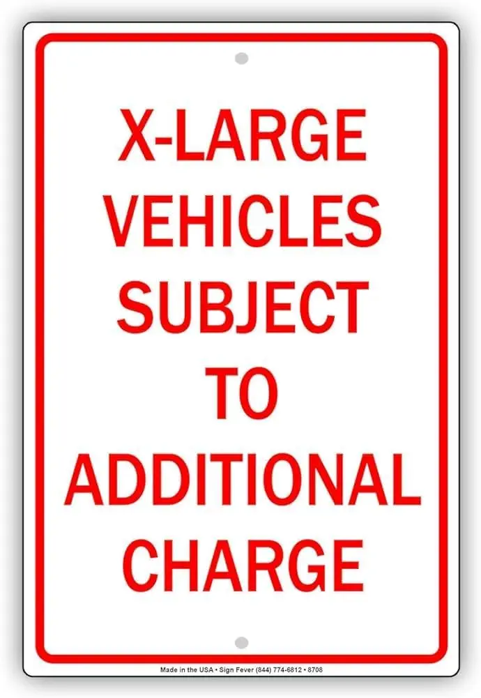 X-Large Vehicles Subject Additional Wall Art Metal Tin Sign 8X12 Inches sign