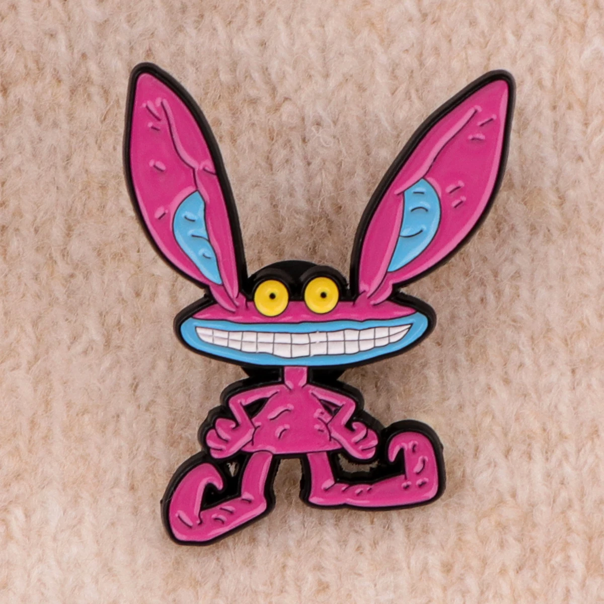 Cartoon Pink Things Enamel Pin Brooch Pines Lapel Pins Badge on Backpack Clothing Accessories Anime Jewelry Gifts for Friends