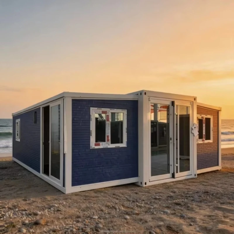 Luxury Container House Flat Pack Modular Prefabricated Folding Container Tiny Homes Villa Expandable Container Houses for Spain